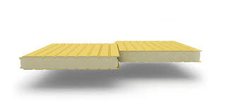 Стеновая трехслойная сэндвич-панель Airpanel с креплением Z-lock, 50мм RAL 1018